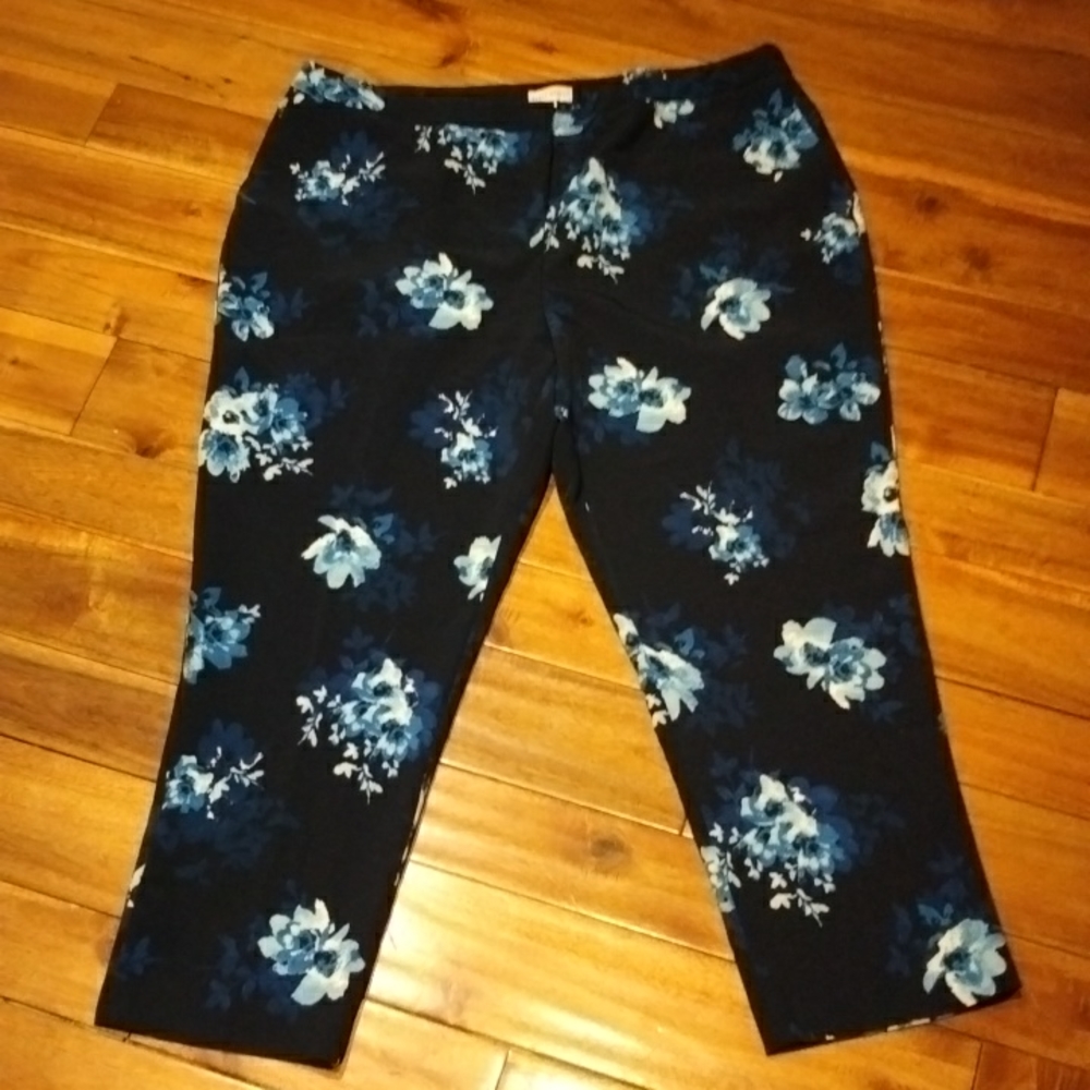 NEW Susan Graver Stretch Woven Ankle Pants - Picture 2 of 10